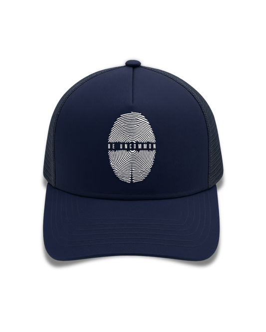 Thumbprint Trucker - Navy