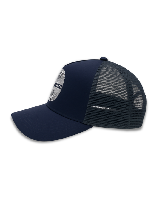 Thumbprint Trucker - Navy