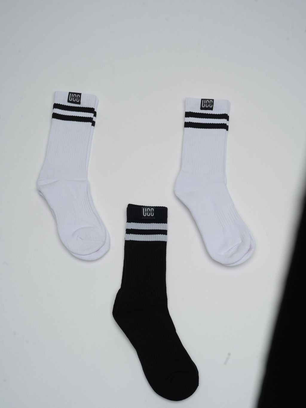 UCC Tag Socks - Black - Uncommon Clothing Co.