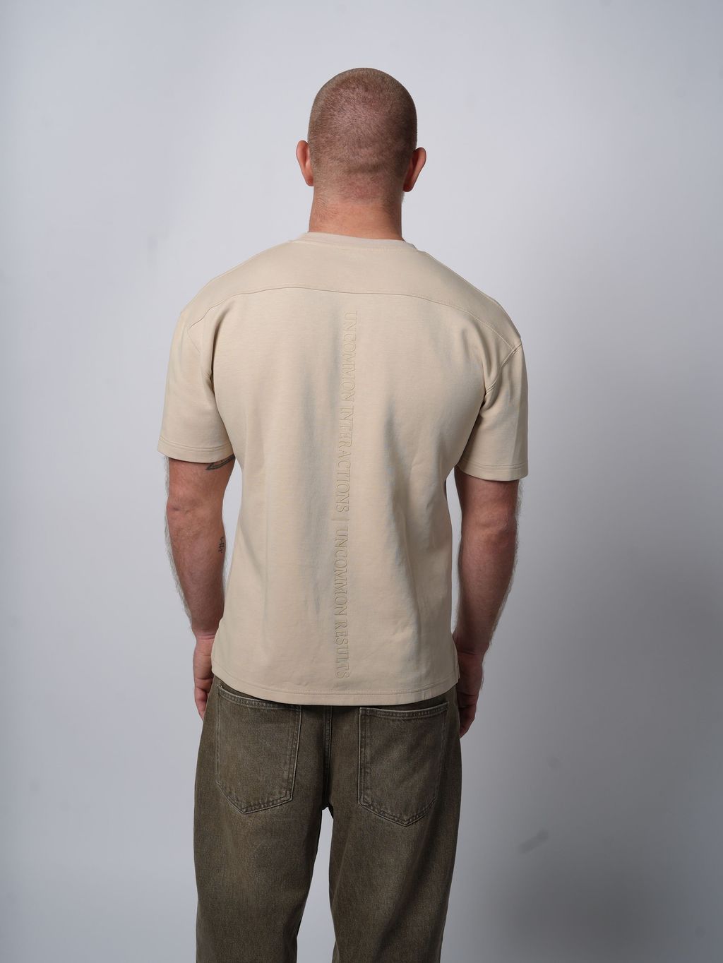 Premium Interactions Tee - Cream - Uncommon Clothing Co.